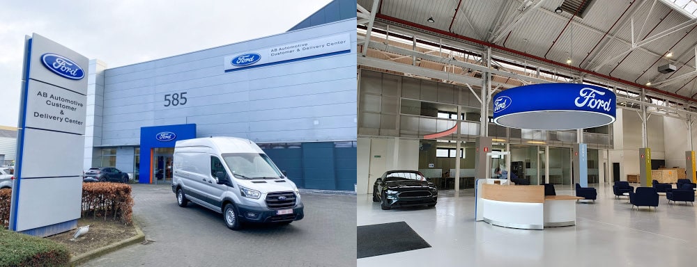 Ford AB Automotive Customer & Delivery Center in Vilvoorde