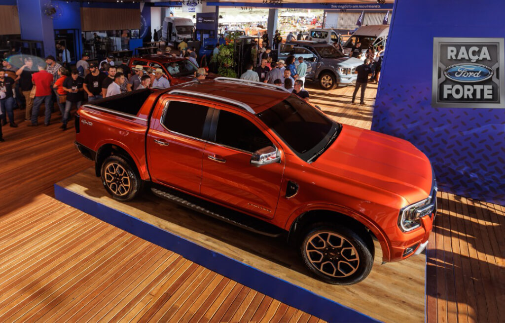 Ford mostra sua família renovada de picapes na Agrishow