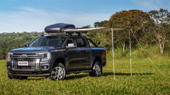 Tenda Retrátil Acessório Nova Geração Ranger Tenda Retrátil