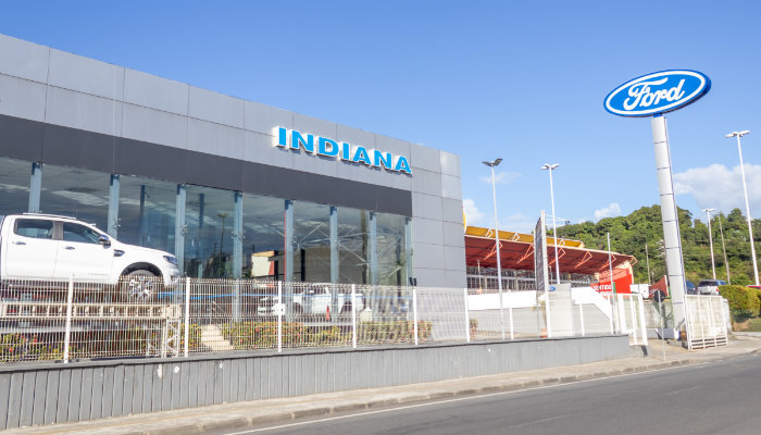 Fachada da Indiana Iguatemi, sua concessionária Ford em Salvador