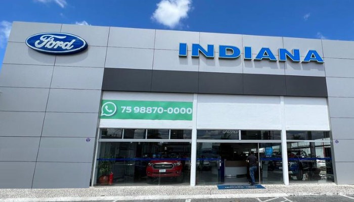 Fachada da Ford Indiana em Feira de Santana