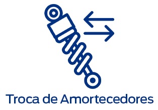 Ícone Serviços Troca de Amortecedores Ford AutoPlus