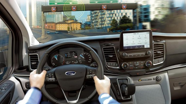 Reconnaissance des panneaux Illustration de la reconnaissance des panneaux de signalisation