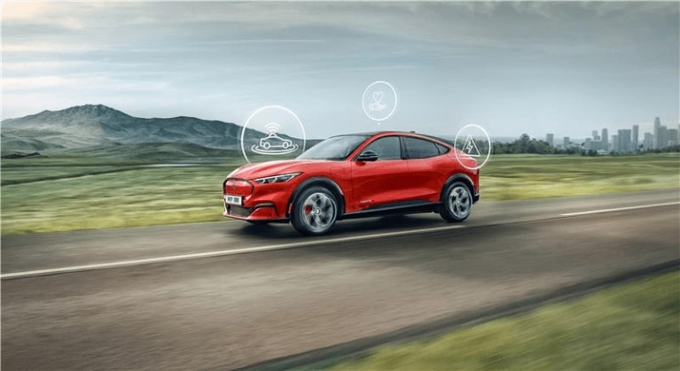 Ford Mach-E rouge offre septembre 2025