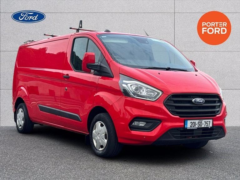 Ford Transit Custom red