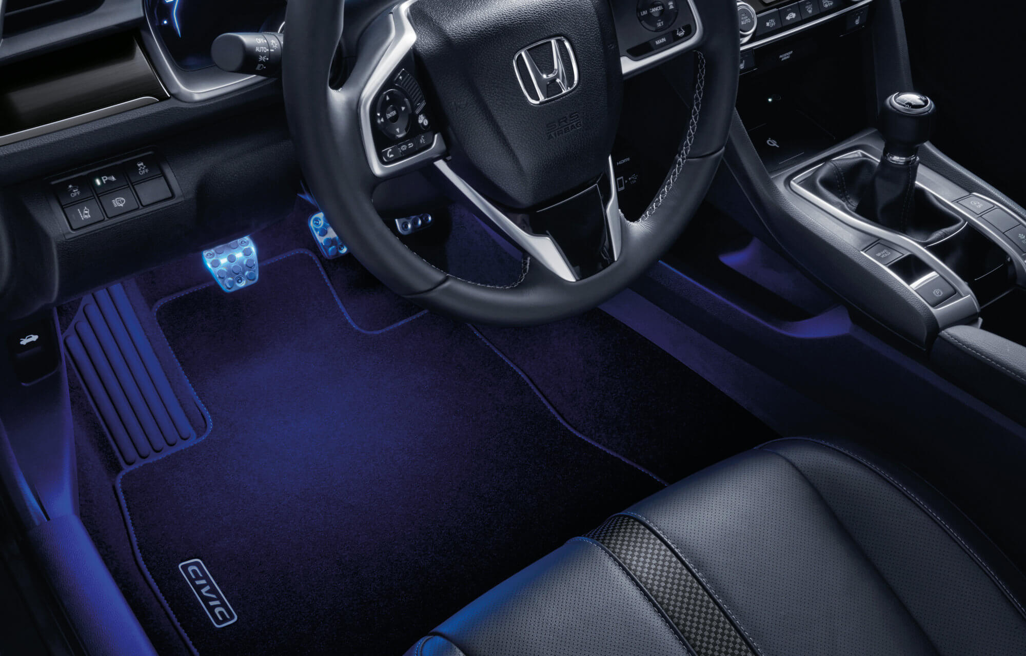 Honda Civic 5 Door Front Ambient Footlight