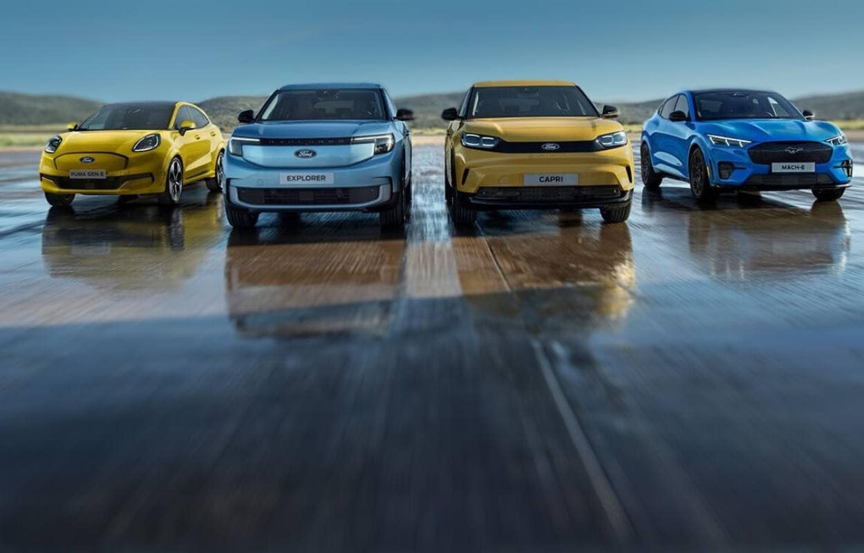 Elektrisch aangedreven Ford personenauto's