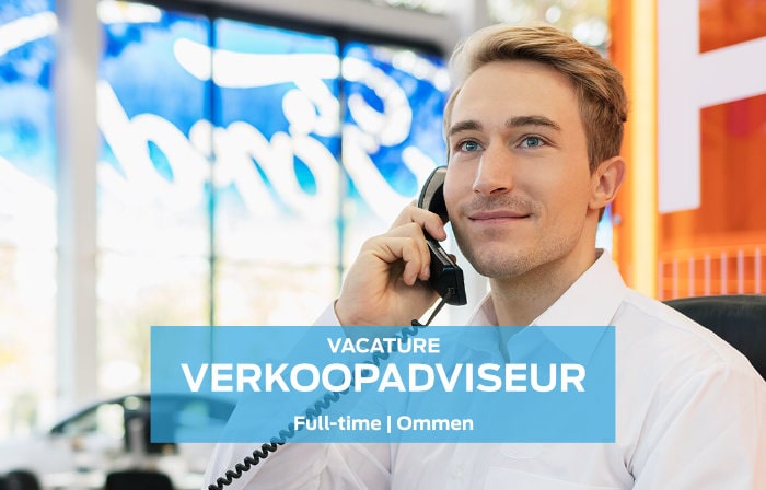 Ford van Leussen vacature verkoop adviseur in ommen