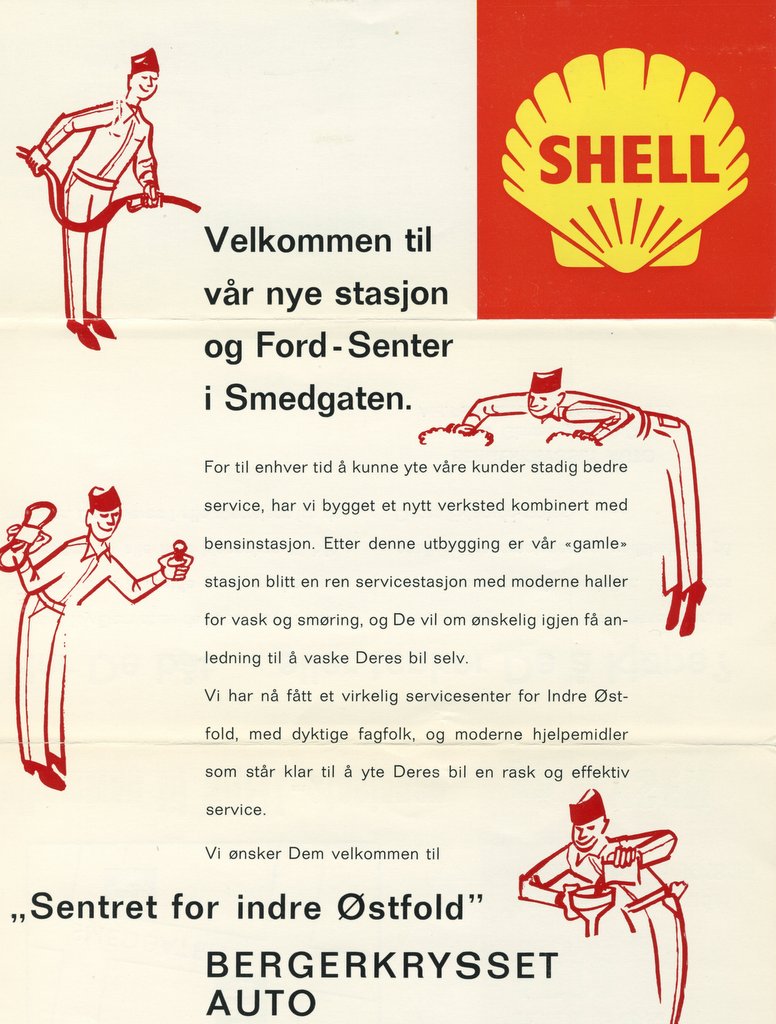 Shell servicestasjon i Bergerkrysset